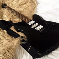  The black Suhr is looking particularly sexy with the new white pickups 