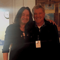 OMFG!!! Hanging out backstage at Massey Hall, Toronto with Alex Lifeson!!!! What a Rush!!!! XX